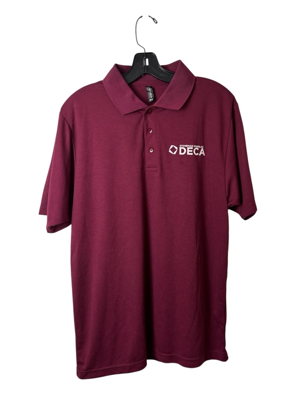 Dunbrooke DECA Maroon Polo Shirt M
